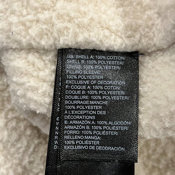 North Face Flannel Fleece Campfire Shacket, Red Black Plaid, L - Picture 6 of 11